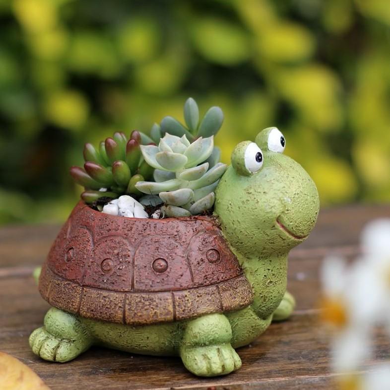 Little Turtle Plants Pot