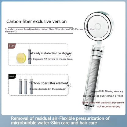 Pressurized Chlorine Removal And Skincare Shower Nozzle