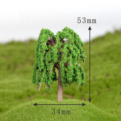 Micro Landscape Simulation Hibiscus Tree A Variety Of Optional Creative Plastic Flower Decoration House Model Villa Flowers And Plants With Landscaping