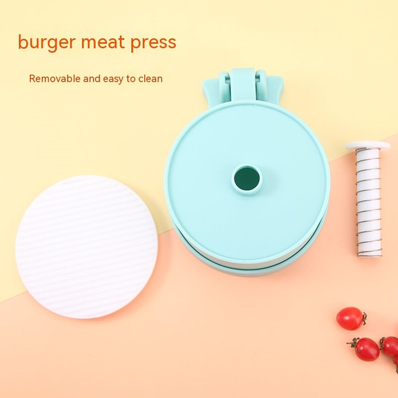 PP Plastic Meat Crushing Device Household Hamburger Meat Cake Making Mold Kitchen Gadgets