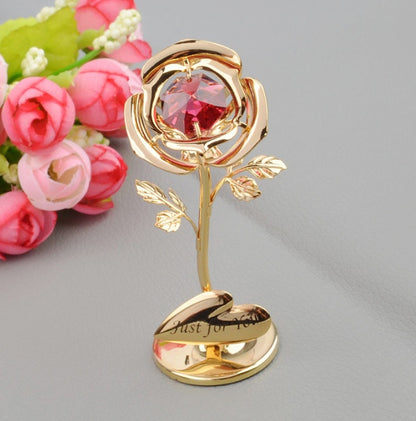 Roses With Diamonds Qixi Valentine's Day Gifts For Wives And Lovers Home Crafts Decorations